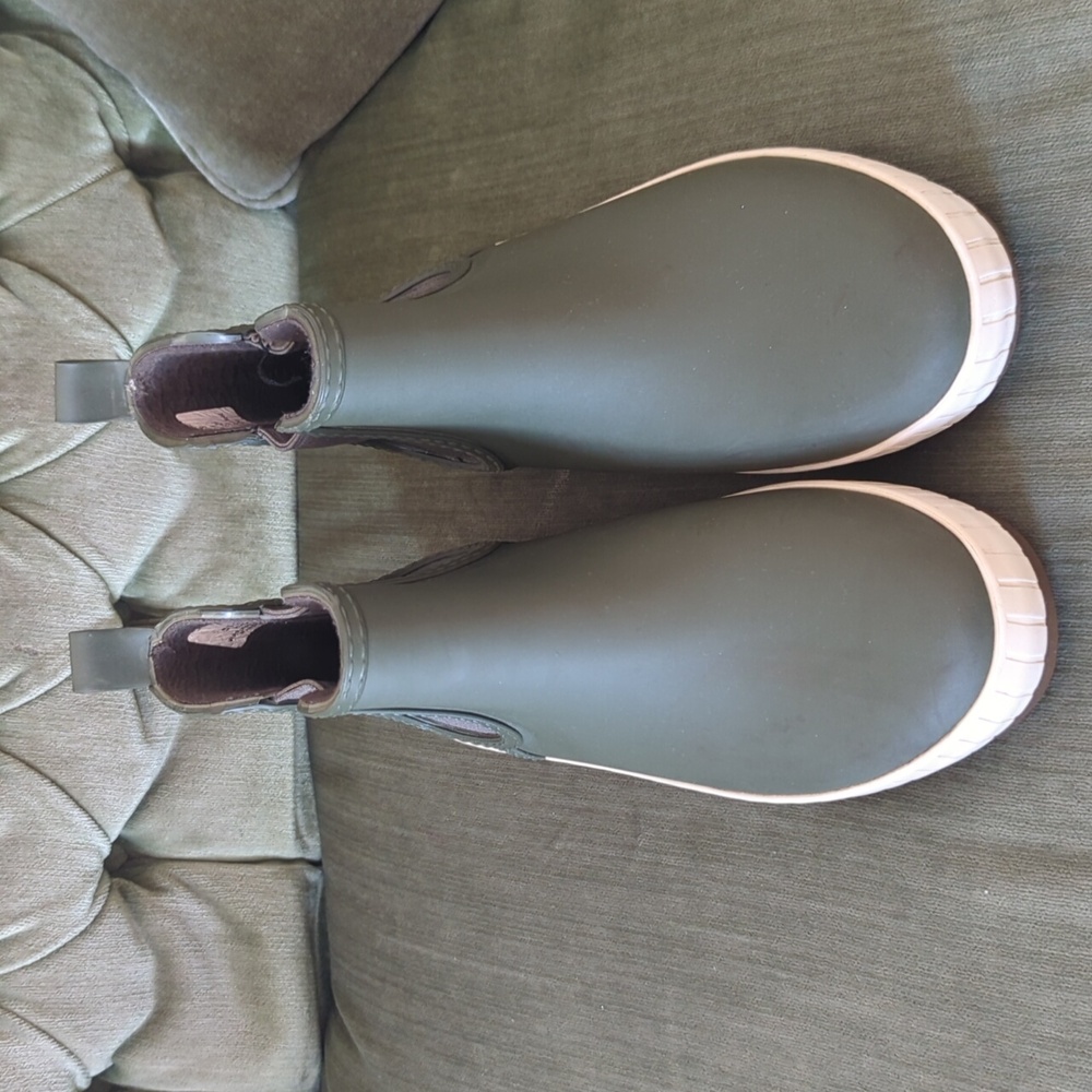 Sperry Torrent Chelsea Rain Boots Green - Picture 3 of 8